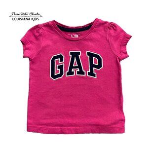 Baby Gap 12-18m Pink Appliqué Logo Shirt